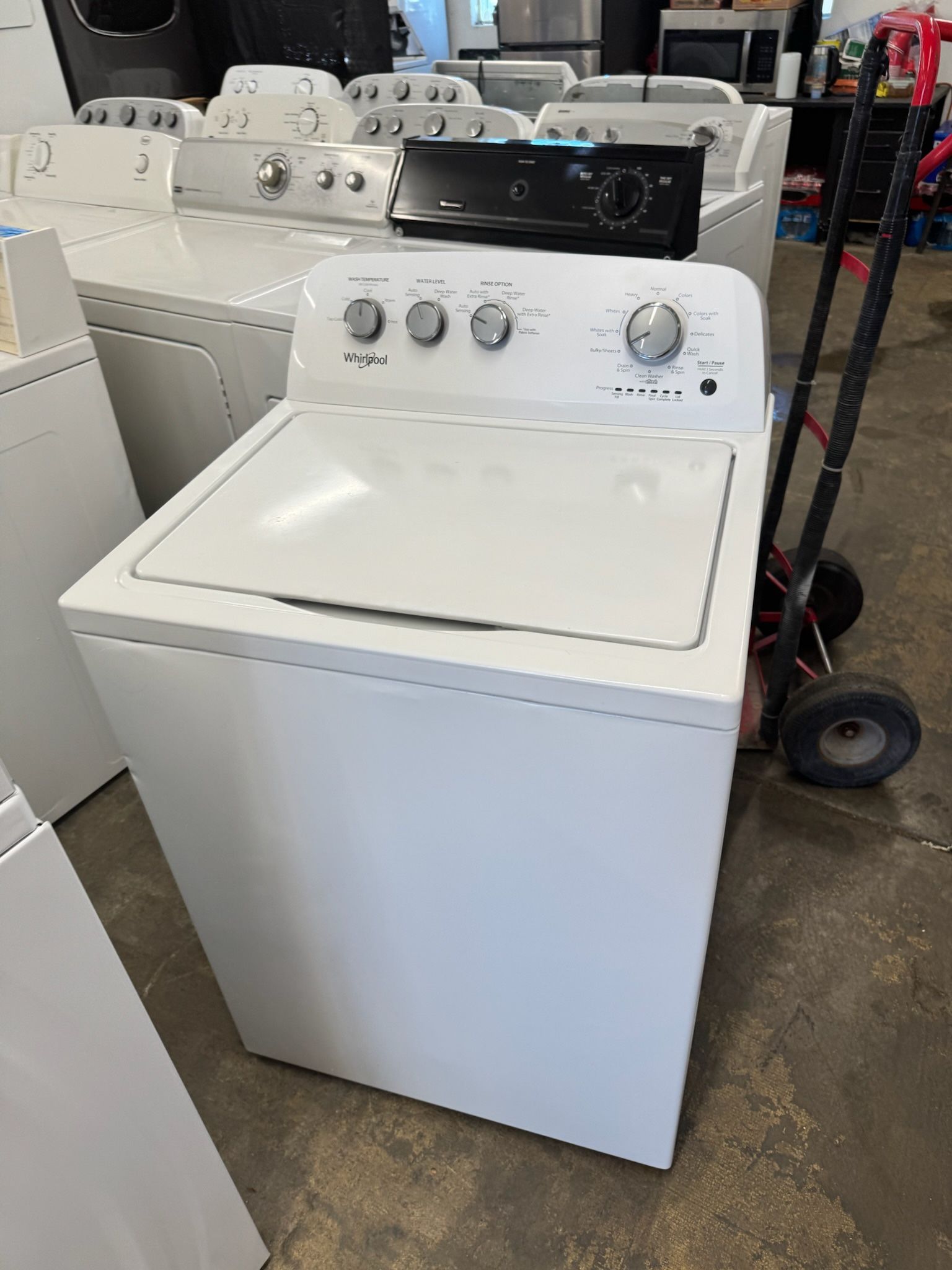 Used Whirlpool Washer With Agitator Big Capacity 
