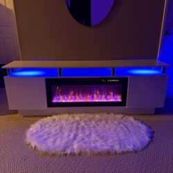 Fireplace TV Stand