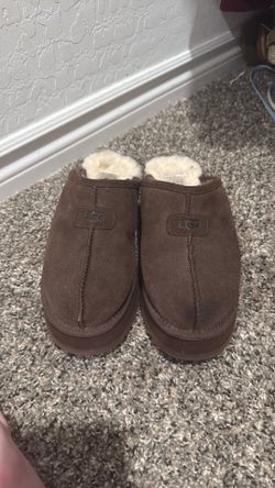 Ugg platform slippers brown sz7