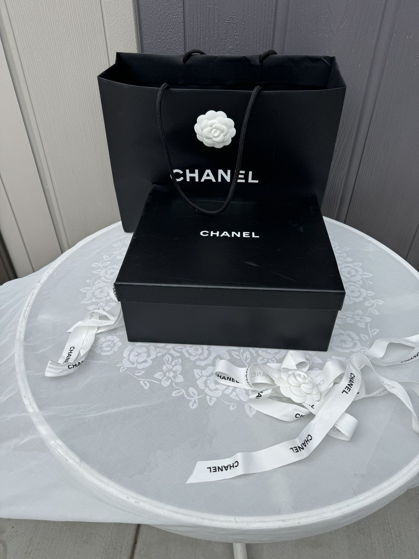 CHANEL Shoe Box And Bag 