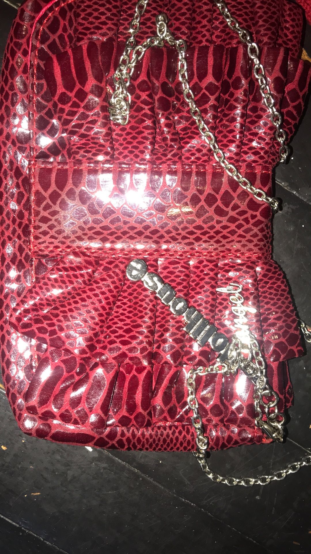 Red Alligator Bag
