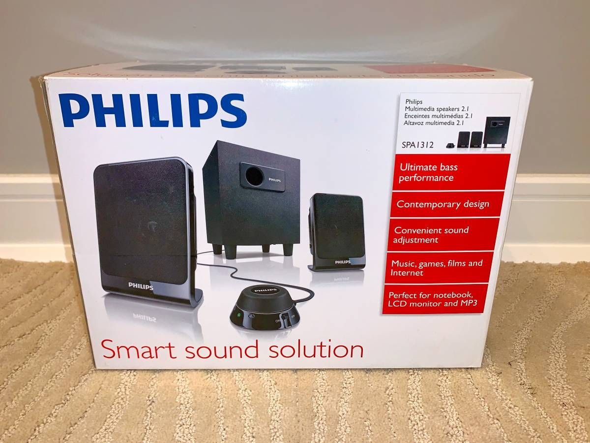 Philips SPA1312/27 Multimedia Computer Speakers 2.1