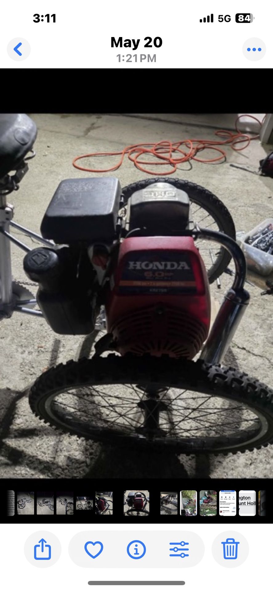 Motorized tricycle