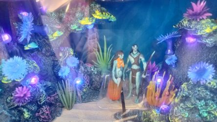 DISNEY AVATAR DIORAMAS SHACK SITE BATTLE OR METKAYINA REEF