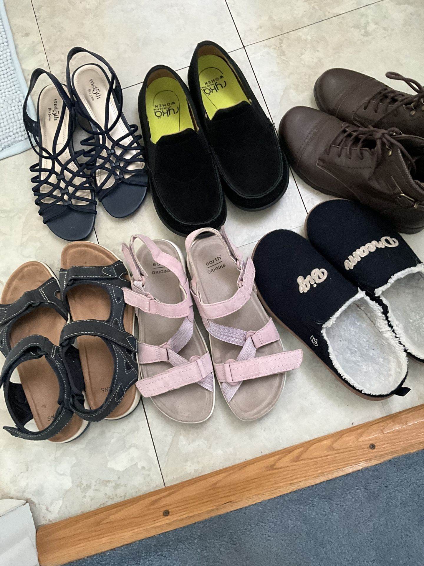 Sandals, Slippers, Shoes
