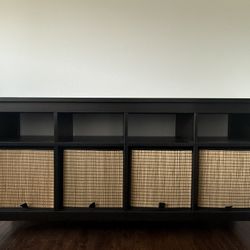 IKEA Hemnes Console Table & Gnabbas Cubes