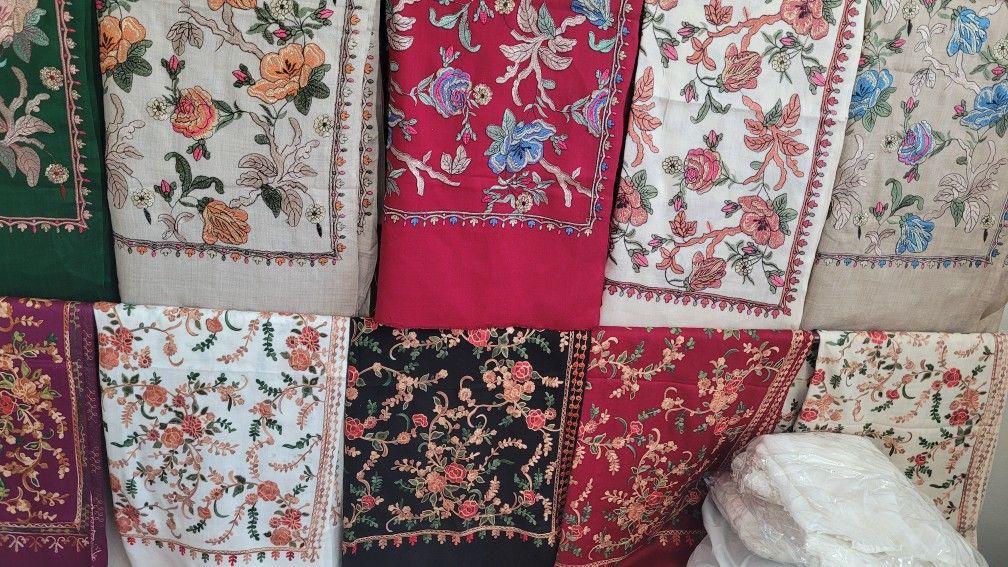 Indian Pakistani shawl. Scarves