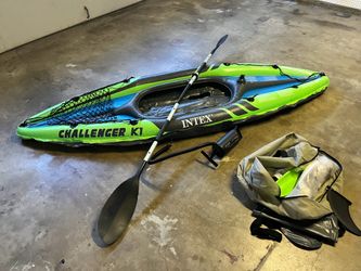 2 inflatable boats with life vests