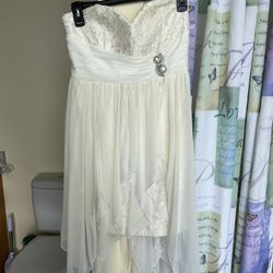 White Homecoming/prom Dress