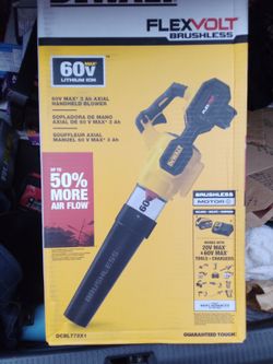 DeWalt 60vmax Flex Volt Blower Kit W/ 9 Amp Hr Battery And Charger 