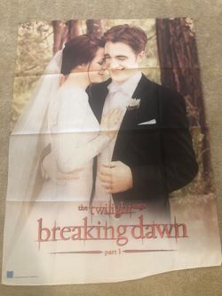 Twilight Breaking Dawn Part 1 Fabric Poster