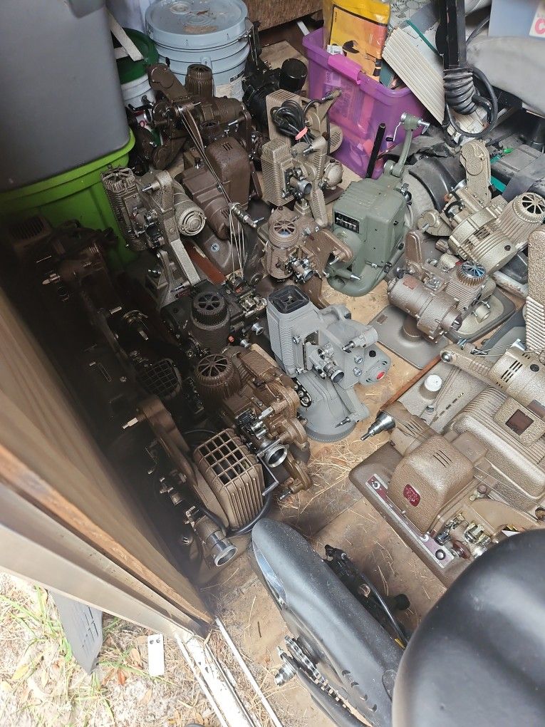 Vintage Reel To Reel Film Projectors