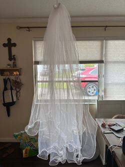 Simple bridal veil