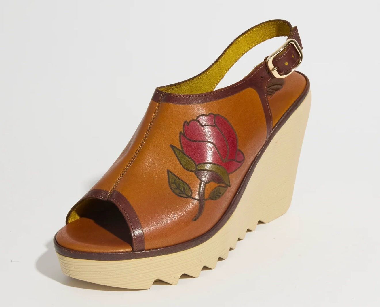 Cherokee of California Gabrielle High Beep Hand Painted Rose