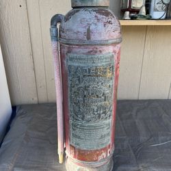 Antique Fire Extinguisher Decoration