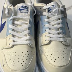 Gray٫white٫light blue Nike dunks
