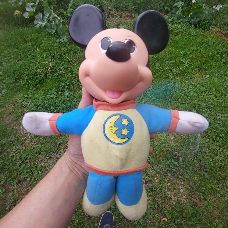 Plush Mickey Mouse Mattel 1990s