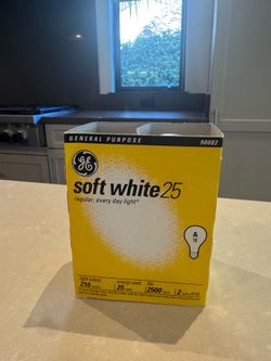Soft White Light Bulb 25 W 210 Lumens