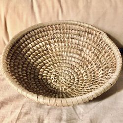Large Round Woven Basket 