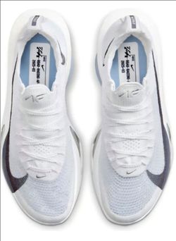 Nike Road Racing Alphafly 3 White Gray Black Lightweight Running Shoes 2025
