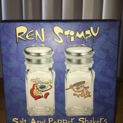 Nickelodeon Ren And Stumpy Salt And Pepper Shakers