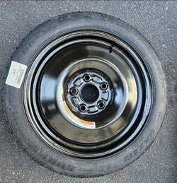 Maxxis Compact Spare Nissan Tire on Steel Wheel