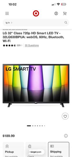 LG 32" Class 720p HD Smart LED TV