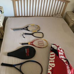 Full Tennis Rackets And Bag 