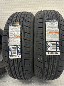 Set of 2 new tires Milestar 205/65/16