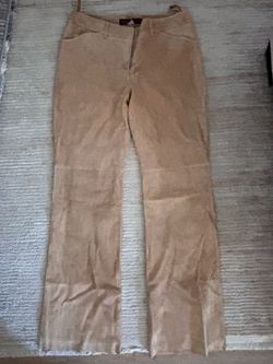 Margaret Godfrey suede leather pants
