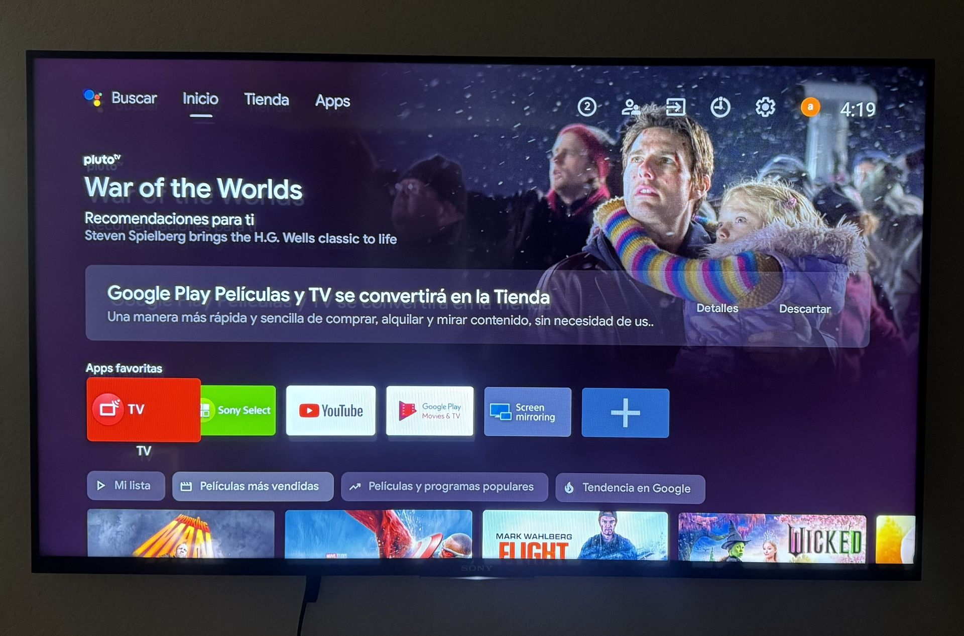 Sony Smart TV Good Condition 55”