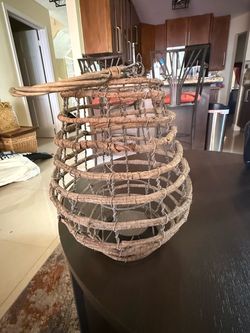 Rustic Hanging Lantern/Candle Holder ✨