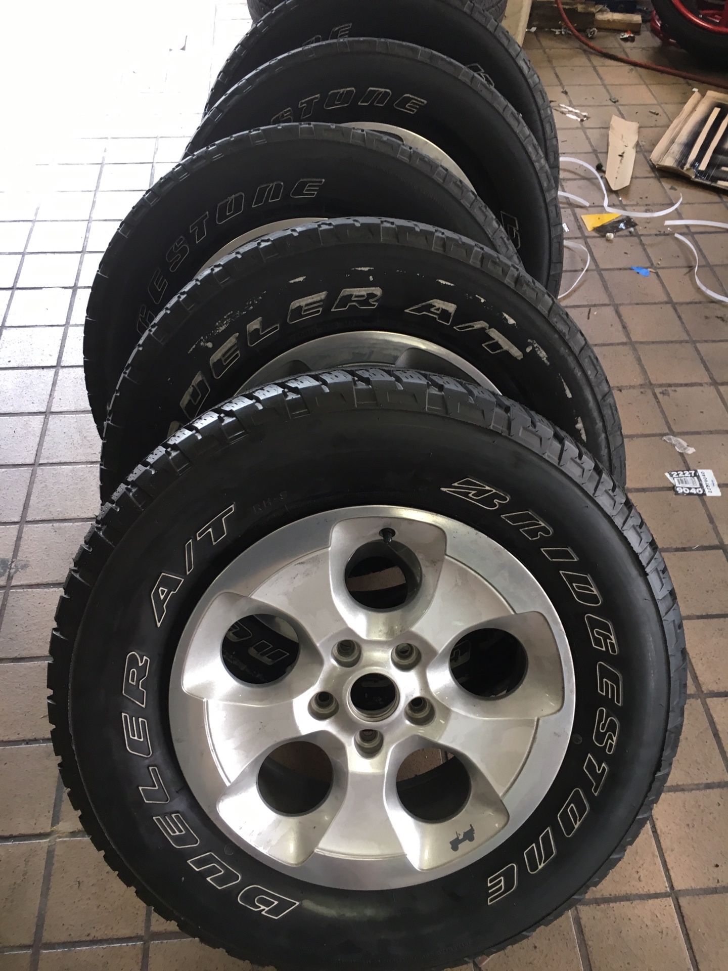 18” Jeep wheels and tires