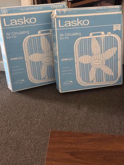 Box fans. 2