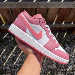 Jordan 1 Low Desert Berry (Size 5Y, 5.5Y, 6Y)