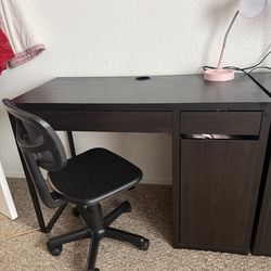 Ikea desk and chair
