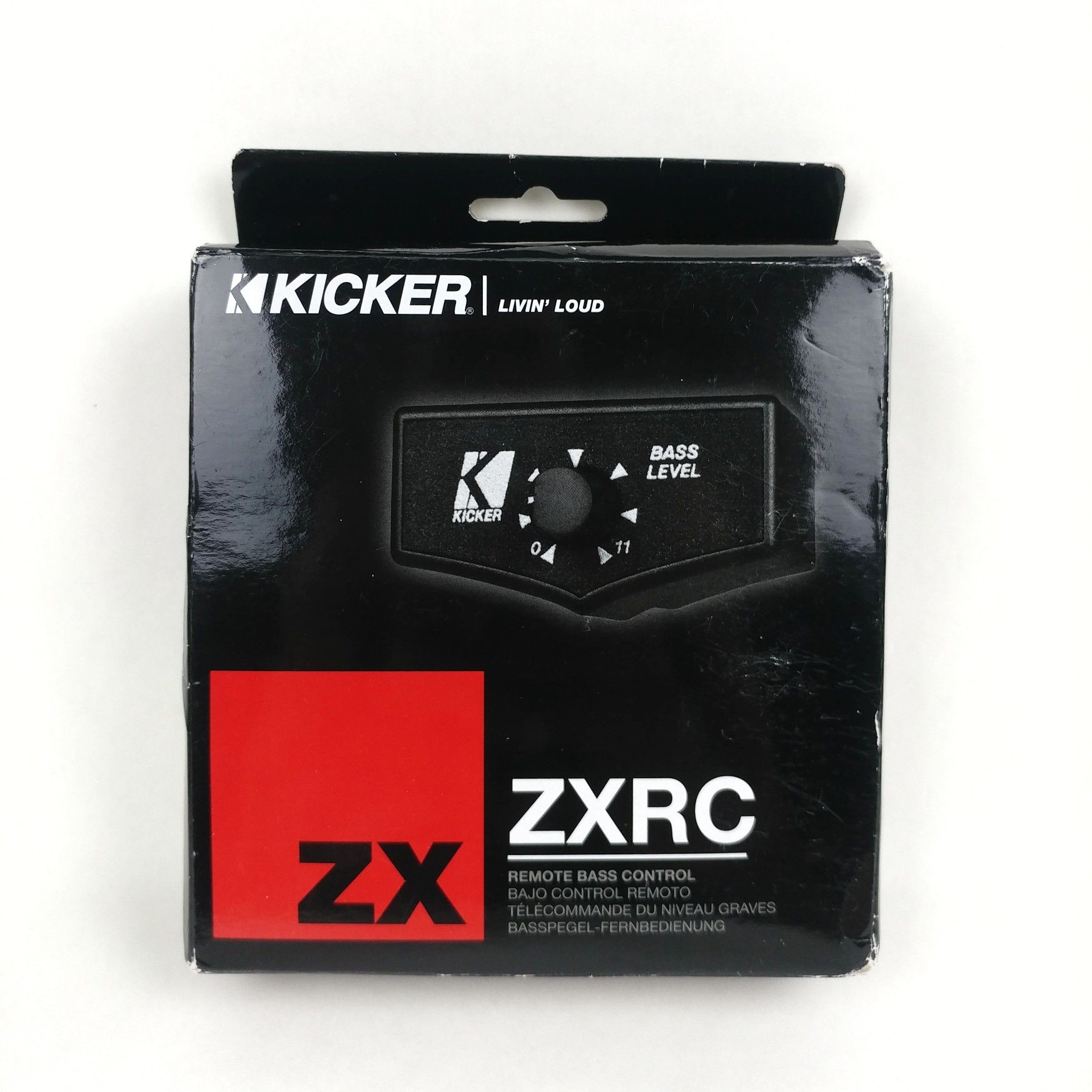 あさひ　kicker LOG KICKER ZXRC Audio Bass Remote Control Knob for ZX Amps