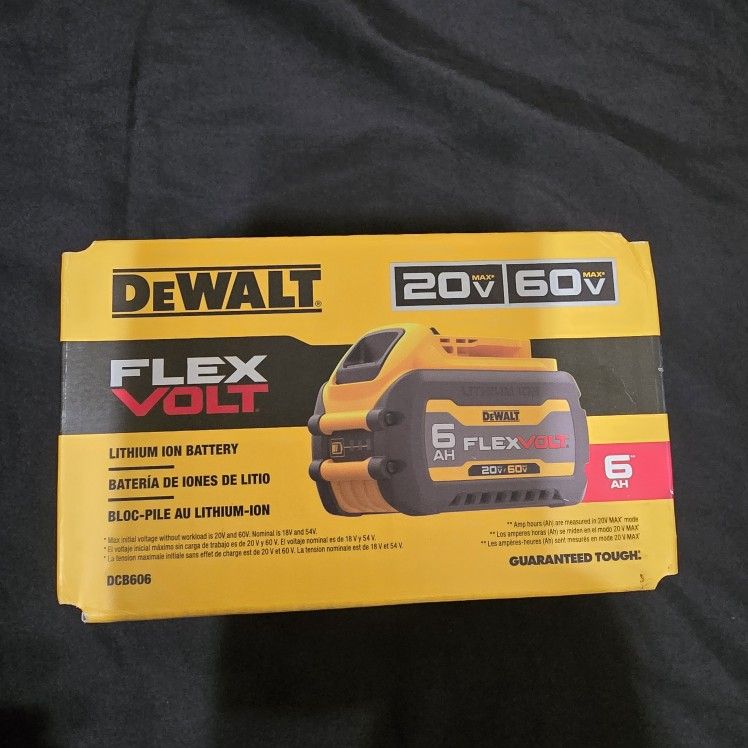 Dewalt 6ah Flexvolt Battery 