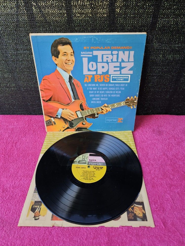 Trini Lopez More Trini Lopez At Pj'S R-6103 Record Vinyl LP