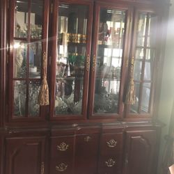 China Cabinet Real Wood