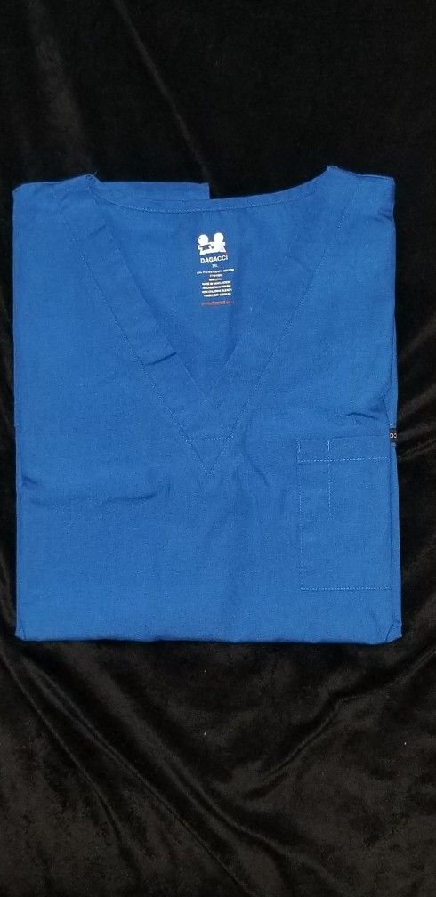 Dagacci Medical Uniform Unisex Scrubs Set Scrub Top and Pants