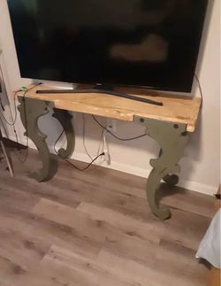 Rustic entry table