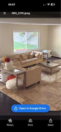 Beige Sofa & Loveseat Set