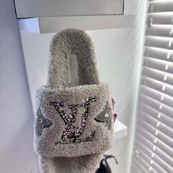 Louis Vuitton Rhinestone Sandals