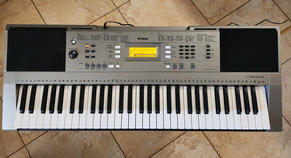 *Yamaha PSR-E353 61-Key Portable Keyboard With Power Adapter