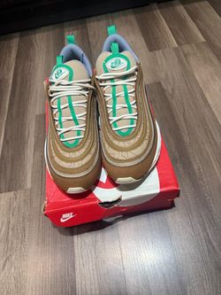 Nike Air Max 97 Tan Green Sneakers size 10.5