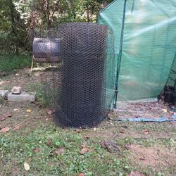 Plastic Coat Chicken Wire Fencing 