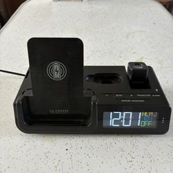 La Crosse Projector/Phone Charger/Alarm Clock