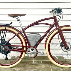 Small, Like New “Vintage Electric” Cafe E-bike, Powerful Motor, Disc Brakes, Low Miles