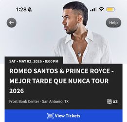 Romeo Santos & Prince Royce Tickets